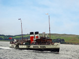 Paddle Ship Waverley at Largs.
