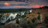 Heading Cliffs Sunset