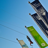 Zipline over Robson Square