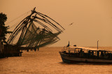 Under the fishing nets, Cochin, India, 2008
