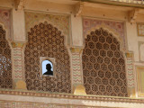 The spy, Amber Palace, Jaipur, India, 2008
