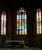Stained glass windows...