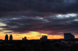 sunset, perimeter center, atlanta, georgia