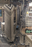 the flatiron building from the empire state building