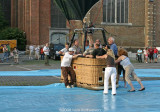 BALLONVAART Turnhout-Middelbeers/Vessem (NL) - 31.8.2008 - Vertrek  op Grote Markt