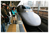 The 300 km/h Bullet train (Shinkansen)