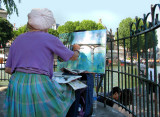 Une artiste au Vert galant