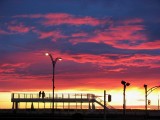 soirée flamboyante à Rimouski