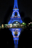 reflets bleus