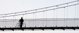 le vélo suspendu