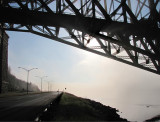 sous le pont de Québec