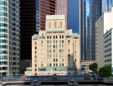 de la fenêtre de l'hôtel