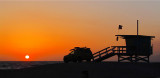 Sunset at Venice beach