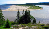la courbe de la rivire Pentecte