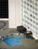 la piscine du Hilton