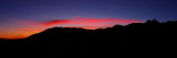 Red Buttes Fall Sunset panorama