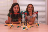 Jacklyn & Grace with their helicopter mobile