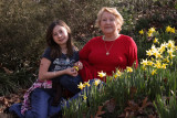 Enjoying the daffodils