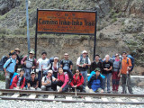 Our Group at the Beginning of Inka Trail