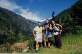 Marci, Jill and Tania on the Everest Trail