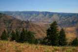 Above Hells Canyon (view east)