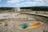 Geyser pools at Yellowstone