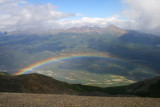 Above a rainbow, Mt Whistler