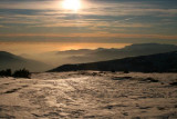 Sun and Ice reflection, Sierra Nevada