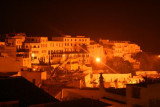 Tangier seafront at night