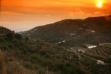 Hills near Nerja sundown