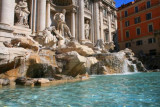 Trevi Fountain in the morning, Rome