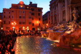 Trevi Fountain at twilight, Rome