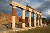 Columns at Pompeii forum