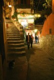 An alleyway in Positano