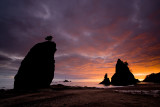 Sea Stacks Sunset