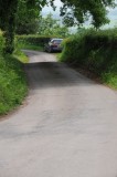 May 24, Rd to Cwmcarvan, Single Track all the way. Cwmcarvan is not a wide spot in the road.