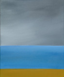 Squall coming in  (oils on canvas, 16 x 20)