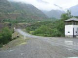 the road from Dushanbe to the Pamirs