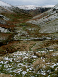 snow sprinkled valley.