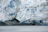 Close up of Davidson Glacier