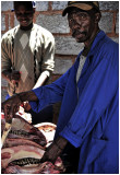 Cutting up the meat, Soweto, South Africa