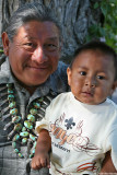 Anthony Lovato and his grandson