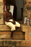 Priest at Sri Padmanabhaswamy temple.jpg