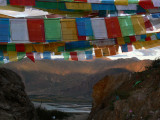 Prayer flags at Ganden