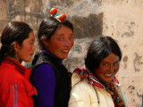 Three young women