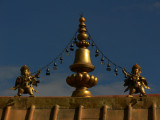 On the roof of the Jokhang