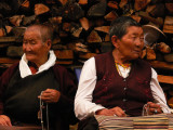 Ladies in brown