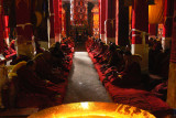 Golden rim in Drepung