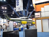 Model of Marine One with floats