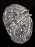 Test Cut Athenian Tetradrachm